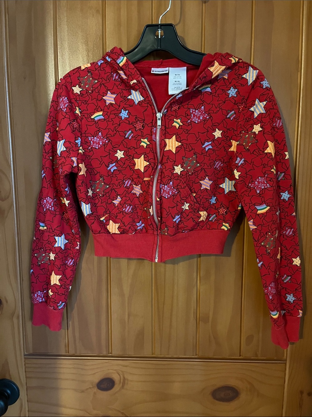 No Boundaries Jubilee Red Star Zip Hoodie